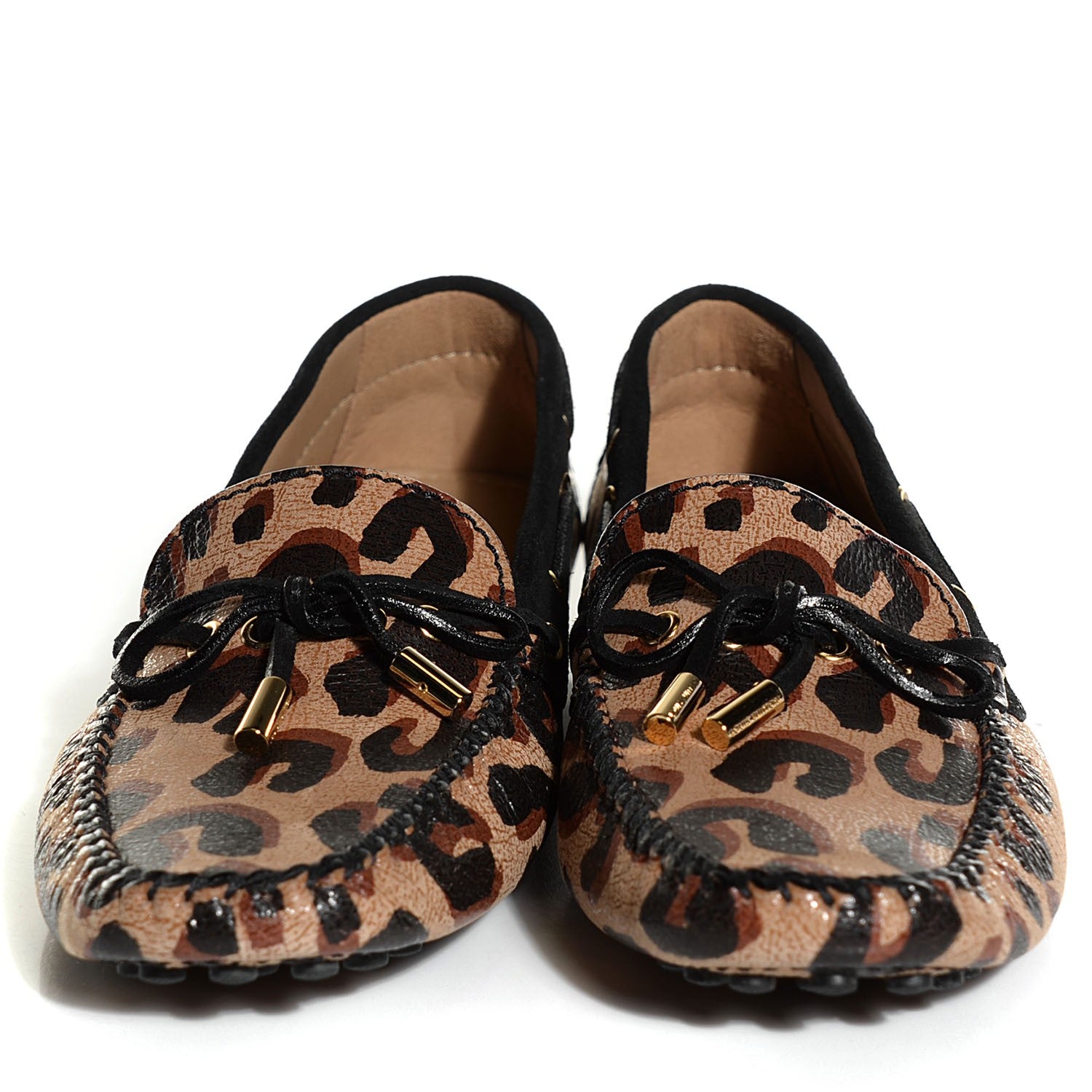 Louis Vuitton Leopard Print Calf Hair Gloria Loafers 40 2 of 7