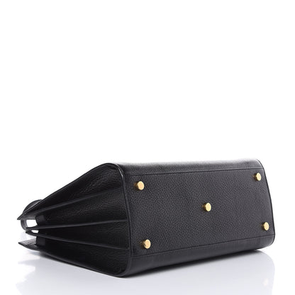 Saint Laurent Grained Calfskin Small Sac De Jour Black 4 of 7