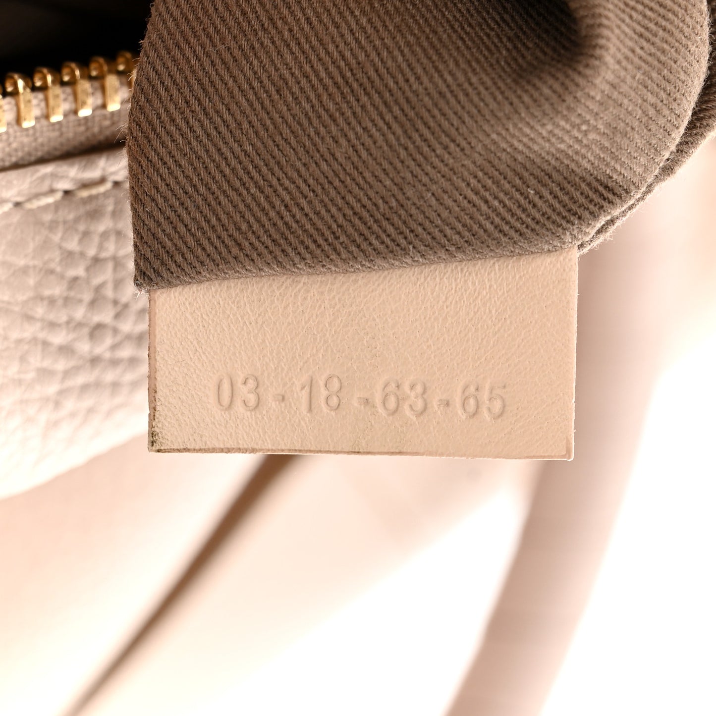 Calfskin Medium Marcie Satchel Abstract White