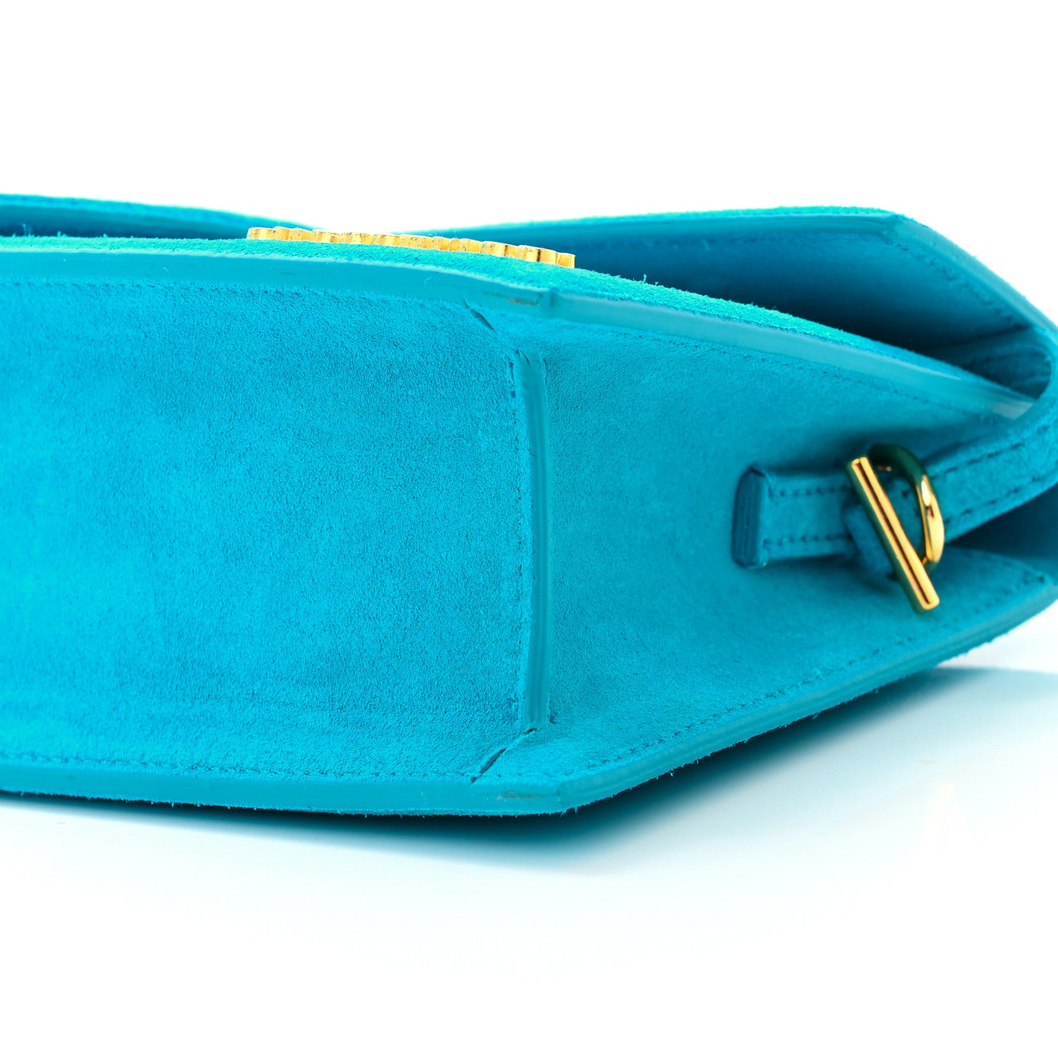 Jacquemus Suede Le Bambino Long Dark Turquoise 9 of 10