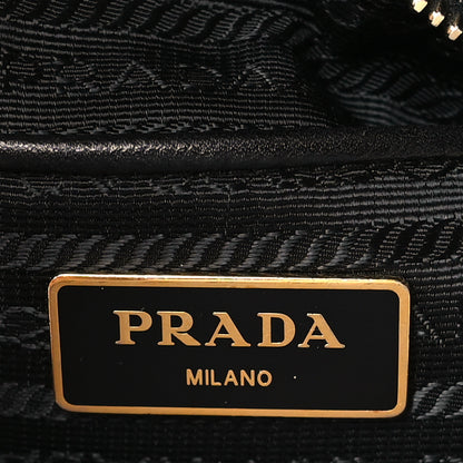 Prada Tessuto Nylon Saffiano Shopping Tote Black 6 of 9