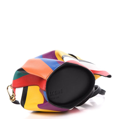 Loewe Calfskin Mini Striped Elephant Crossbody Bag Multicolor 4 of 9