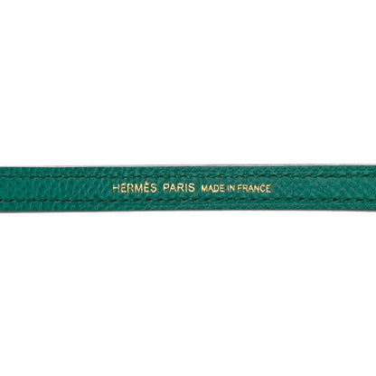 Hermes Epsom Petits Maillons Bag Strap Vert Jade Bleu Brume 4 of 4