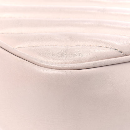 Saint Laurent Calfskin Matelasse Monogram Lou Camera Bag Washed Light Pink 14 of 31
