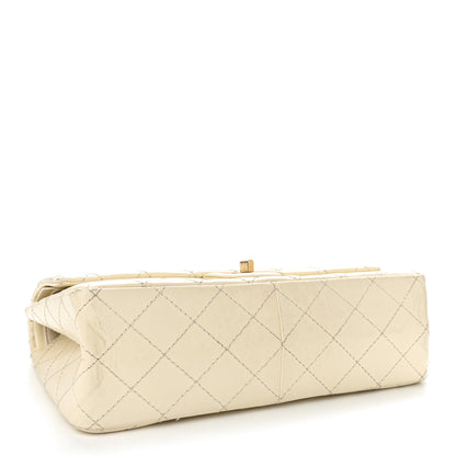 Chanel Aged Calfskin Quilted 2.55 Reissue 226 Flap Ivory 3 of 10