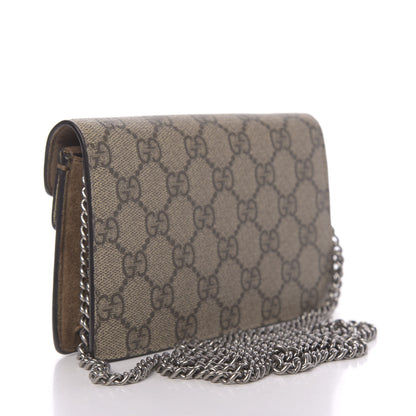 Gucci GG Supreme Monogram Super Mini Dionysus Shoulder Bag Taupe 4 of 10