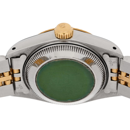 Rolex Stainless Steel 18K Yellow Gold Diamond 26mm Oyster Perpetual Datejust Watch Champagne 69173 4 of 4