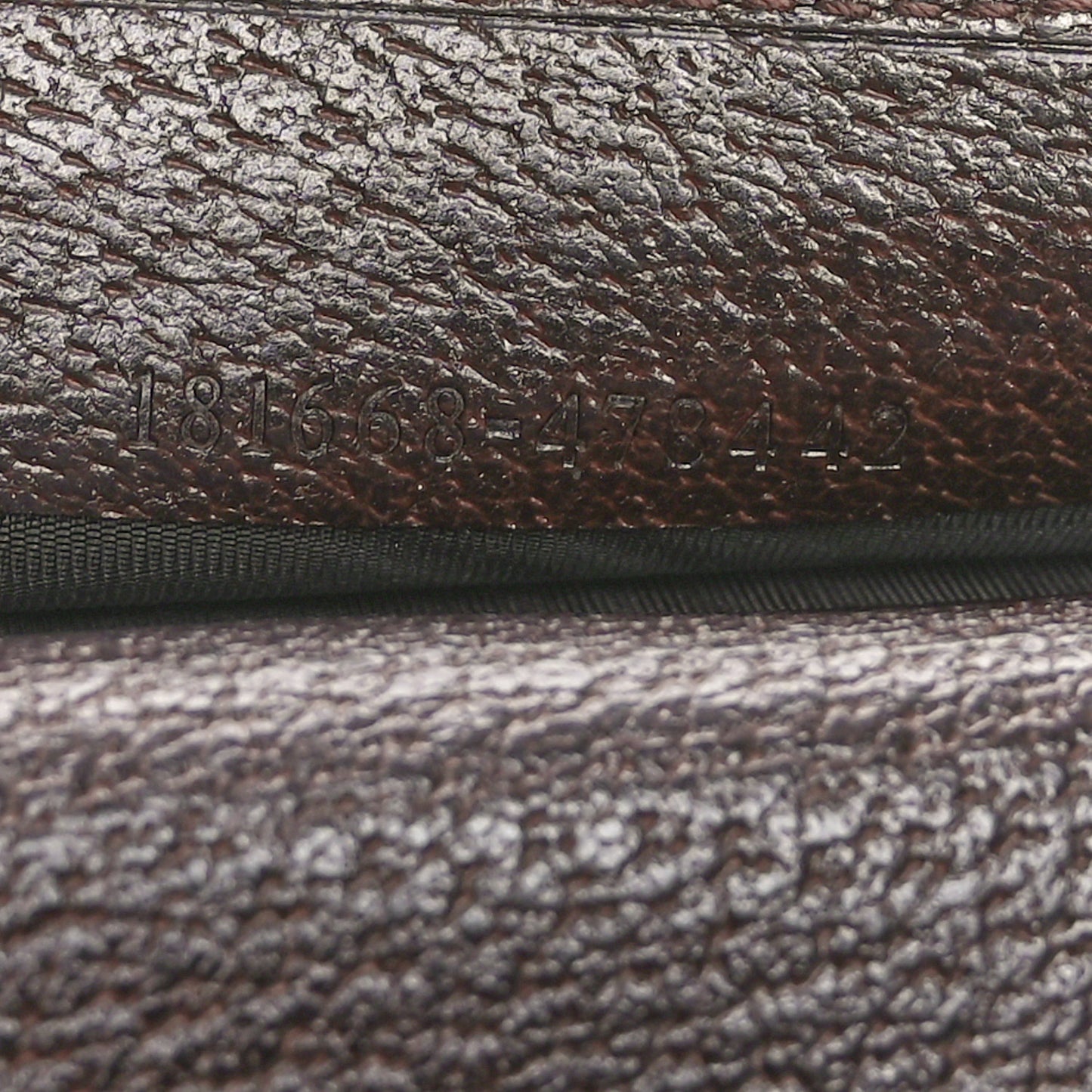 Monogram Calfskin Ladies Web Continental Wallet Beige Ebony Cocoa