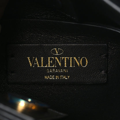 Valentino Garavani Nappa Small Roman Stud The Handle Bag Black 6 of 8