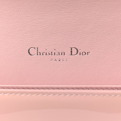 Christian Dior Patent Cannage Lady Dior Clutch Rose Clair 7 of 14