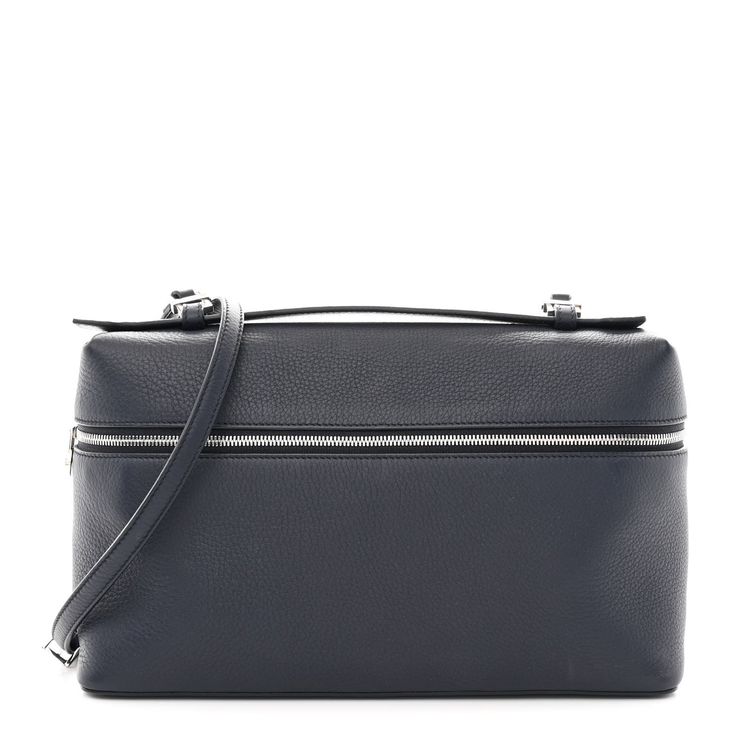 Loro Piana Tender Calfskin Extra Pocket L27 Argo Blue Melange 1 of 11