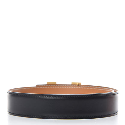 Hermes Box Swift 32mm H Belt 70 Black Gold 3 of 7