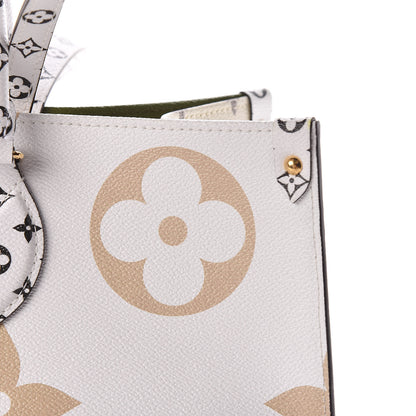 Louis Vuitton Monogram Giant Onthego GM Kaki Beige 11 of 11