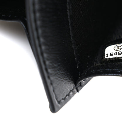 Chanel Caviar Timeless CC French Long Wallet Black 9 of 9