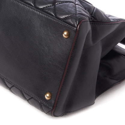 Chanel Calfskin Quilted Large Shopping Tote Black 7 of 18