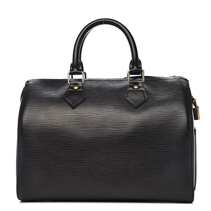 Louis Vuitton Epi Speedy 25 Black 1 of 12