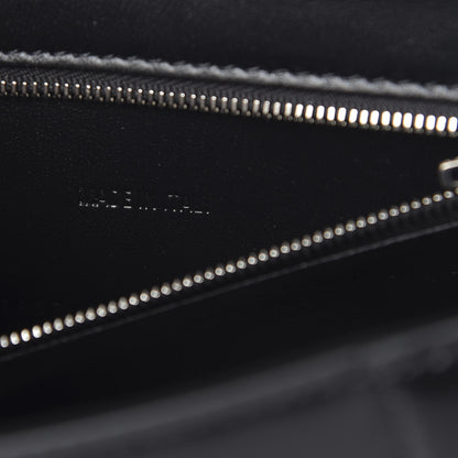 Balenciaga Shiny Box Calfskin Graffiti Logo Small Hourglass Top Handle Bag Black Silver 7 of 10