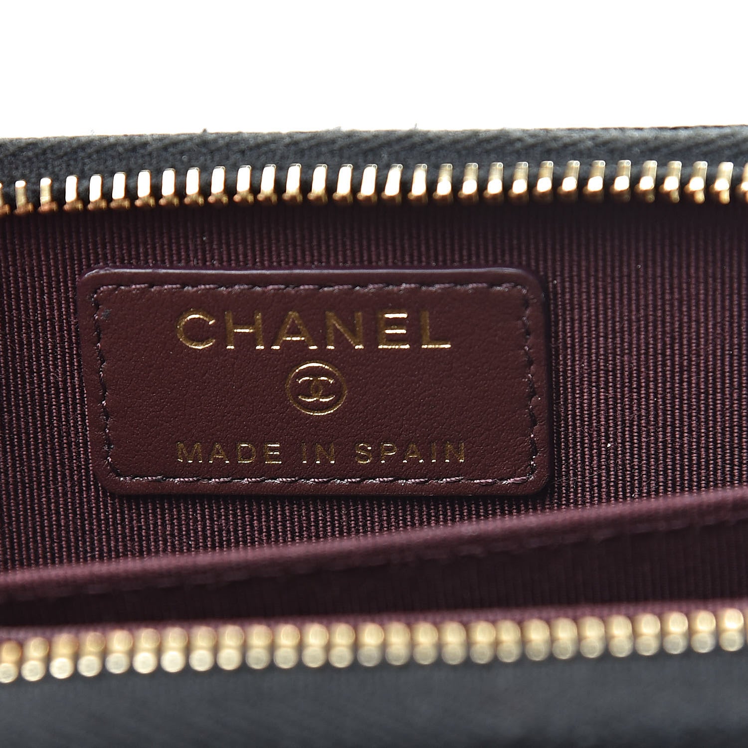 Chanel Caviar Quilted Zip Coin Purse Black 6 of 8