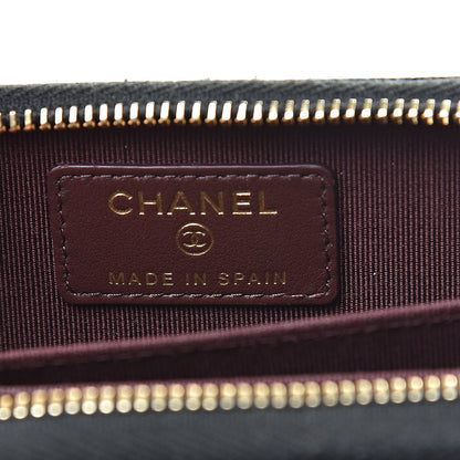 Chanel Caviar Quilted Zip Coin Purse Black 6 of 8