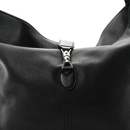 Gucci Amour Grane Calfskin Medium Jackie 1961 Crossbody Bag Black 10 of 12