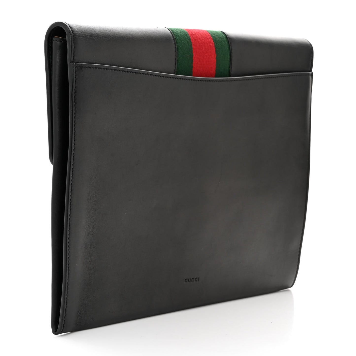 Calfskin Maxi Sylvie Clutch Black