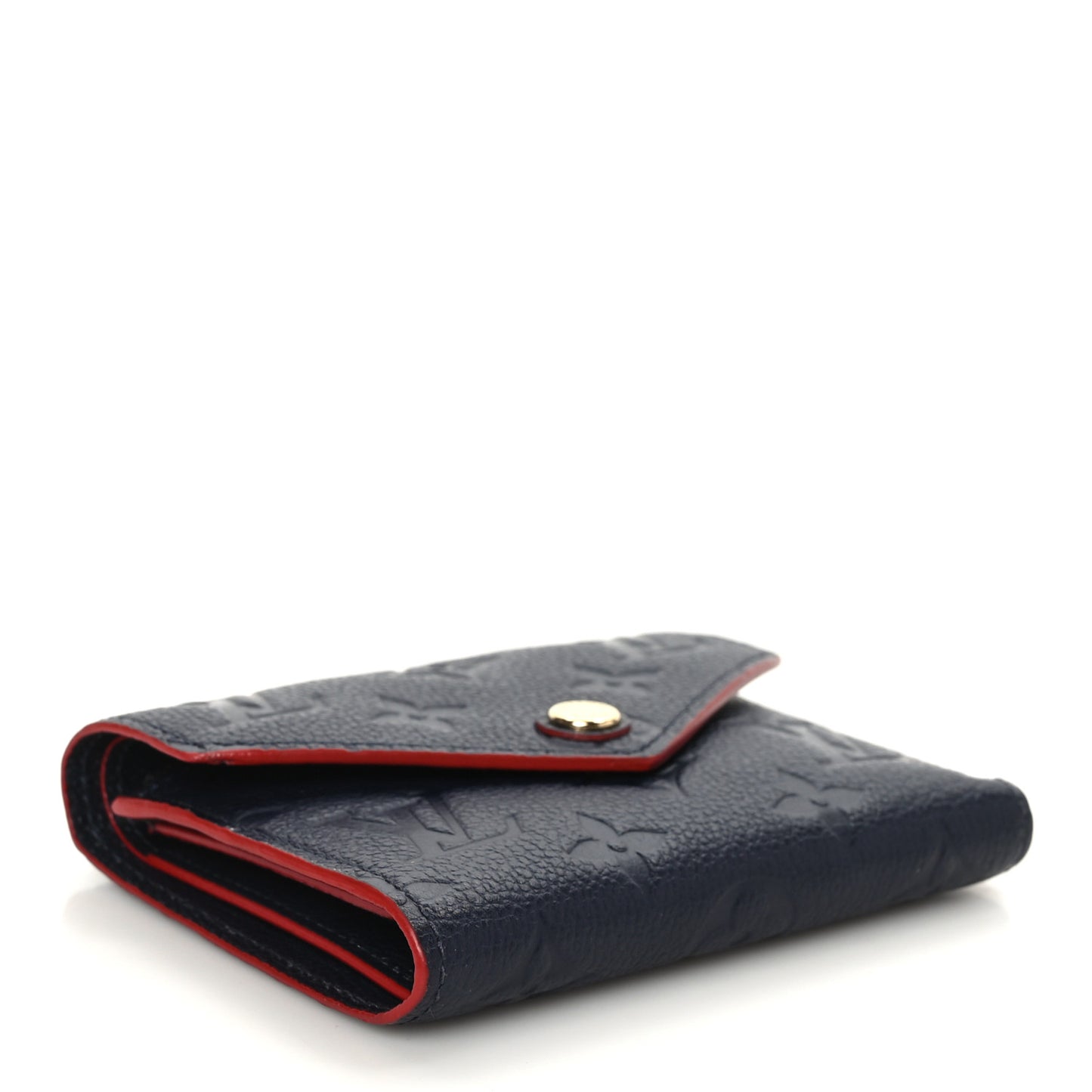 Empreinte Victorine Wallet Marine Rouge