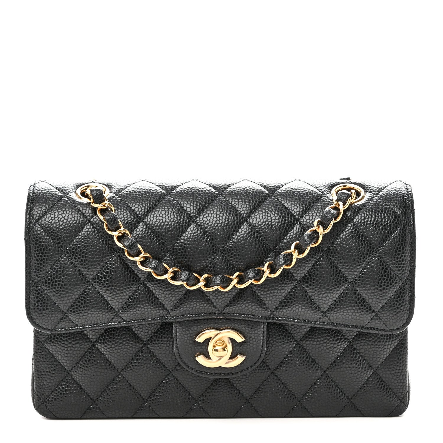 Chanel Caviar Quilted Small Double Flap Black 1 of 11