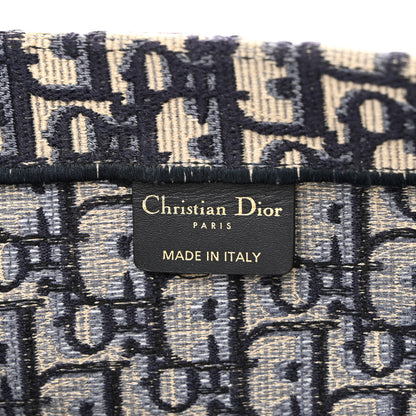 Christian Dior Oblique Large Book Tote Blue Multicolor 6 of 13