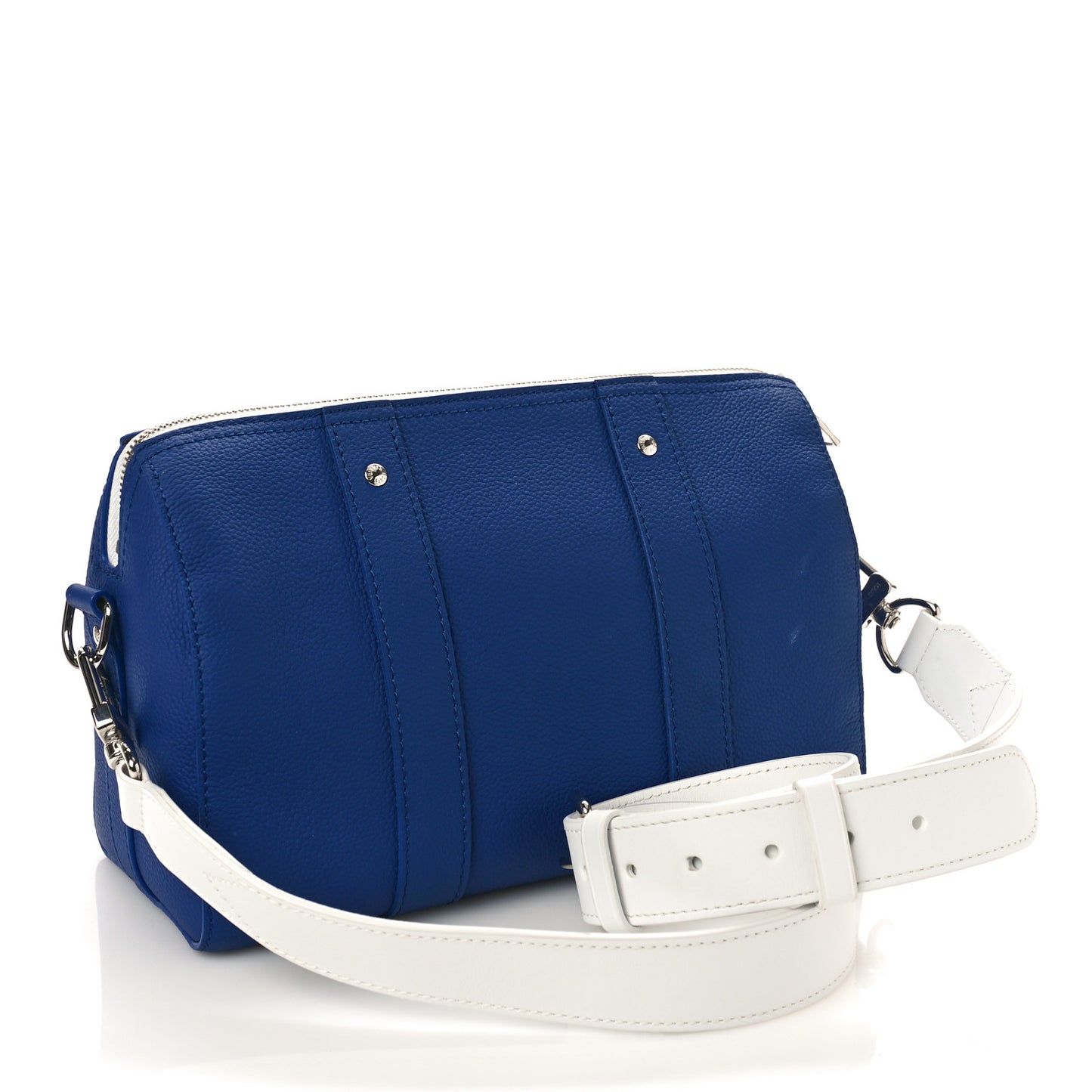 Calfskin Everyday LV City Keepall Blue