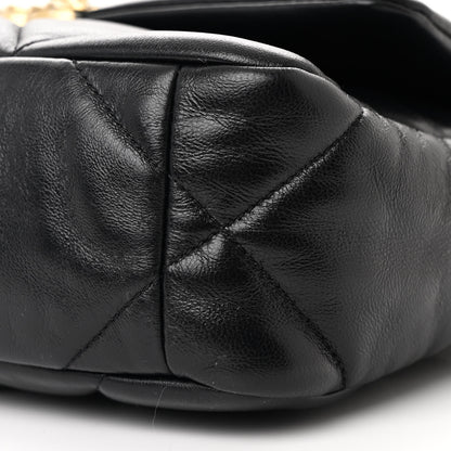 Chanel Lambskin Quilted Medium Chanel 19 Flap Black 10 of 11