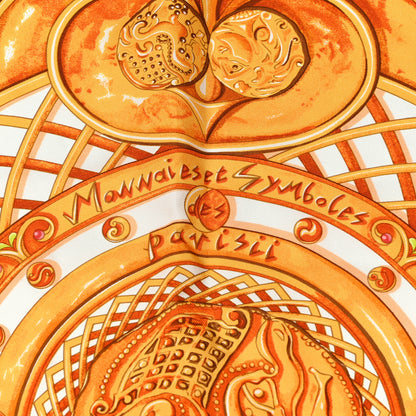 Hermes Silk Monnaies Et Symboles De Parisii Scarf 90 3 of 5