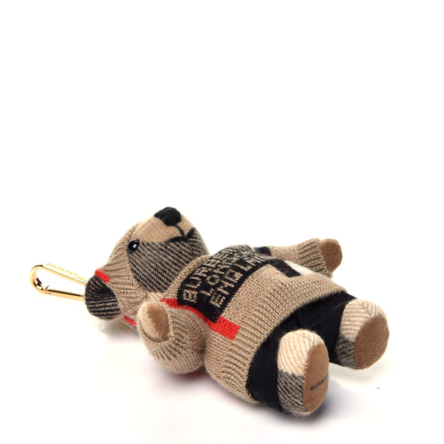 Burberry Thomas Sweater Teddy Bear Keychain Charm 4 of 6