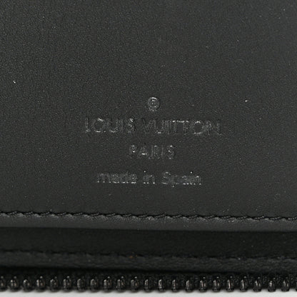 Louis Vuitton Calfskin Monogram Shadow Vertical Zippy Wallet Black 6 of 6