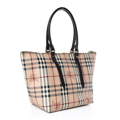 Burberry Haymarket Check Medium Salisbury Tote Black 3 of 9
