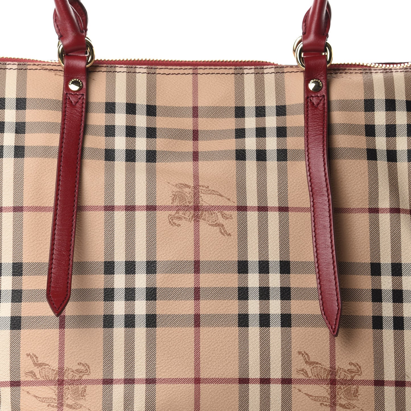 Haymarket Check Medium Salisbury Tote Military Red