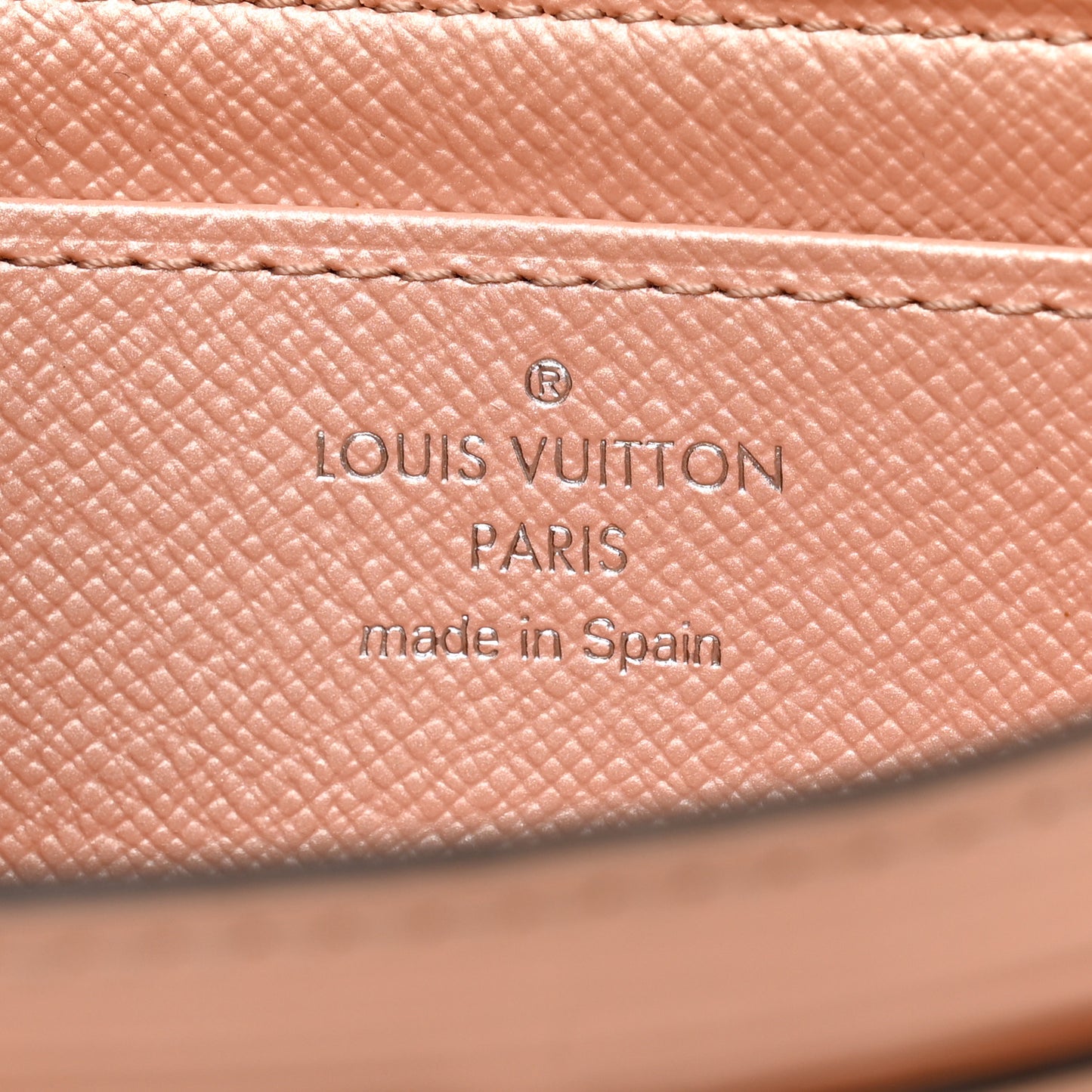 Epi Louise Wallet Rose Nacre