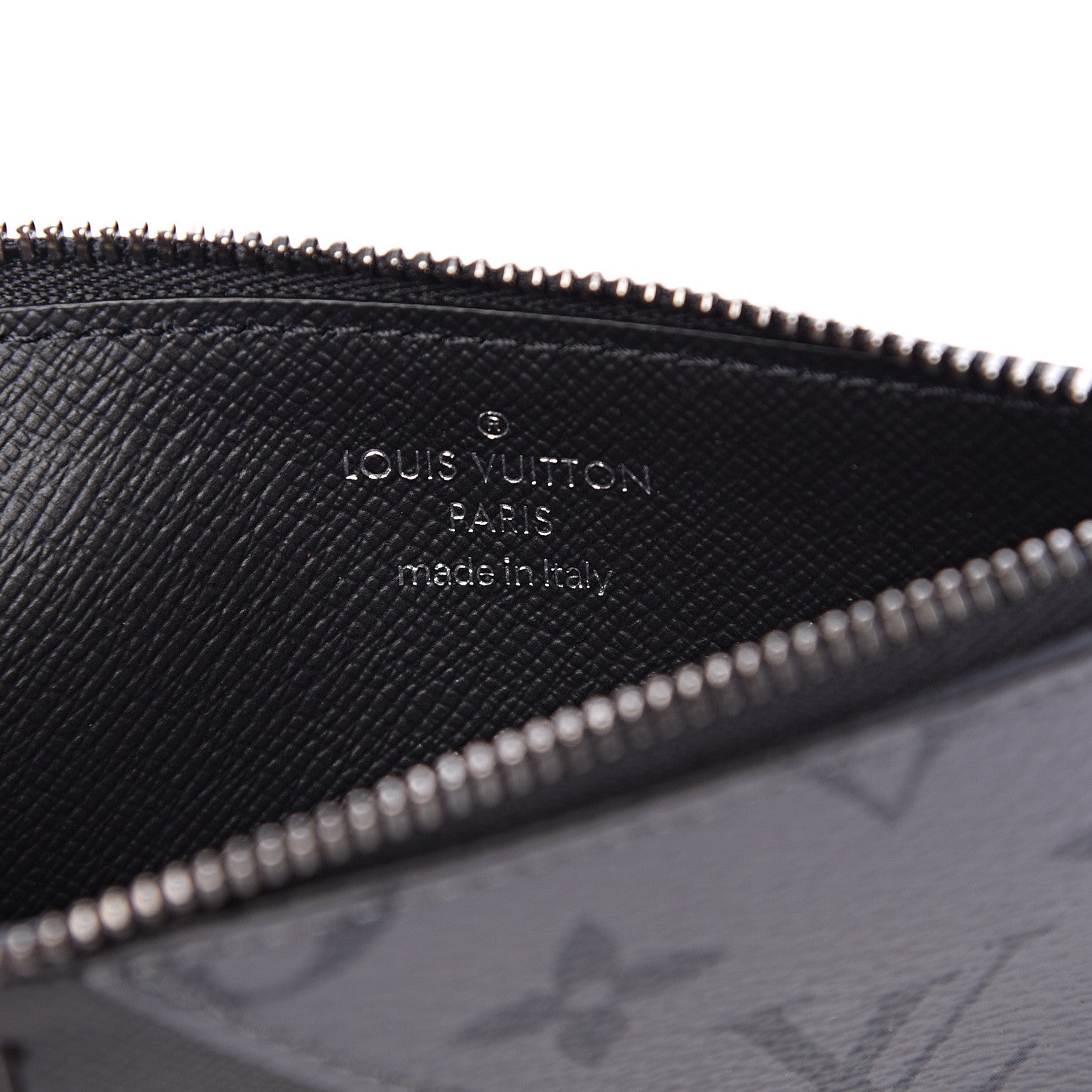 Louis Vuitton Reverse Monogram Eclipse Taiga Coin Card Holder 5 of 7