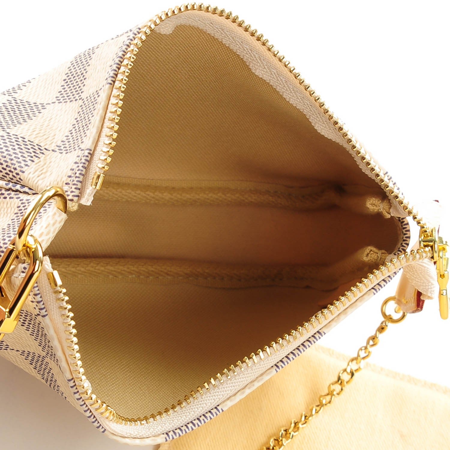 Louis Vuitton Damier Azur Mini Pochette Accessories 4 of 6