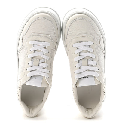 Gucci Calfskin GG Tennis Embossed Perforated Womens Platform 55mm Sneakers 36 Great White 2 of 9