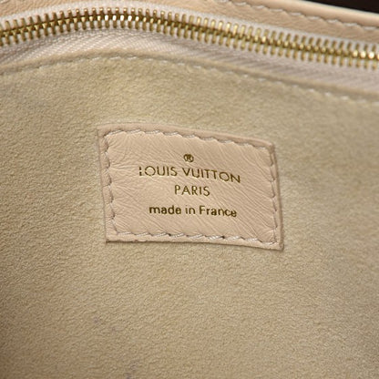 Louis Vuitton Grained Calfskin Monogram Double V Creme 8 of 14