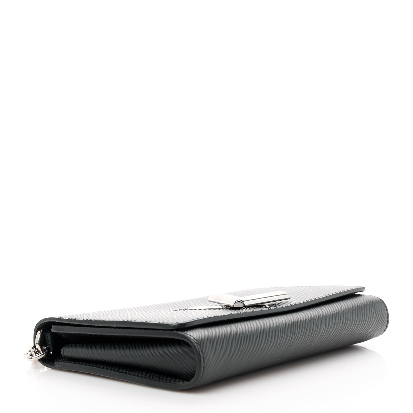 Epi Twist Chain Wallet Black