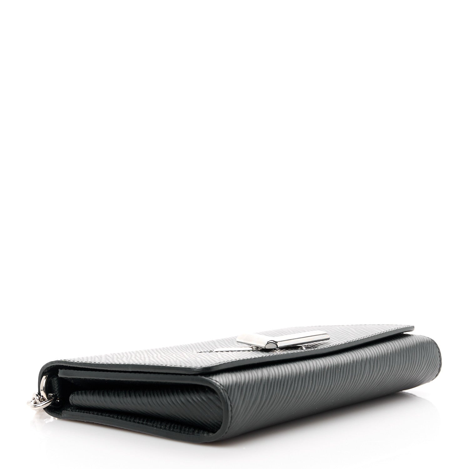Louis Vuitton Epi Twist Chain Wallet Black 4 of 11