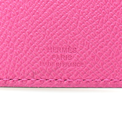 Hermes Epsom Tarmac PM Passport Holder Rose Pourpre 6 of 9