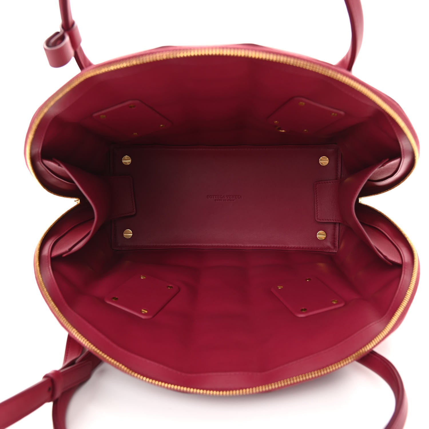 Bottega Veneta Butter Calfskin Padded Swoop Amaranto 5 of 9