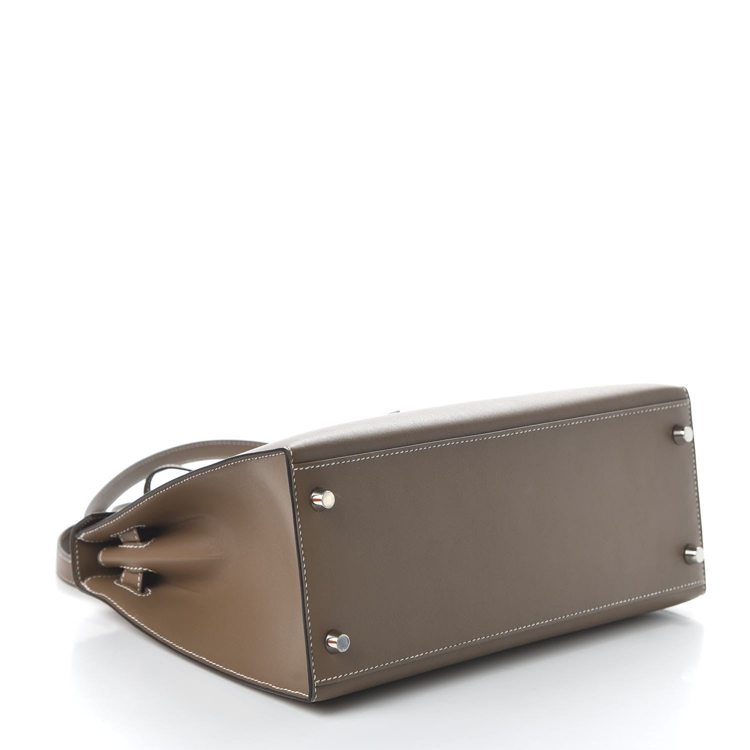 Hermes Tadelakt Kelly Sellier 28 Etoupe 5 of 12