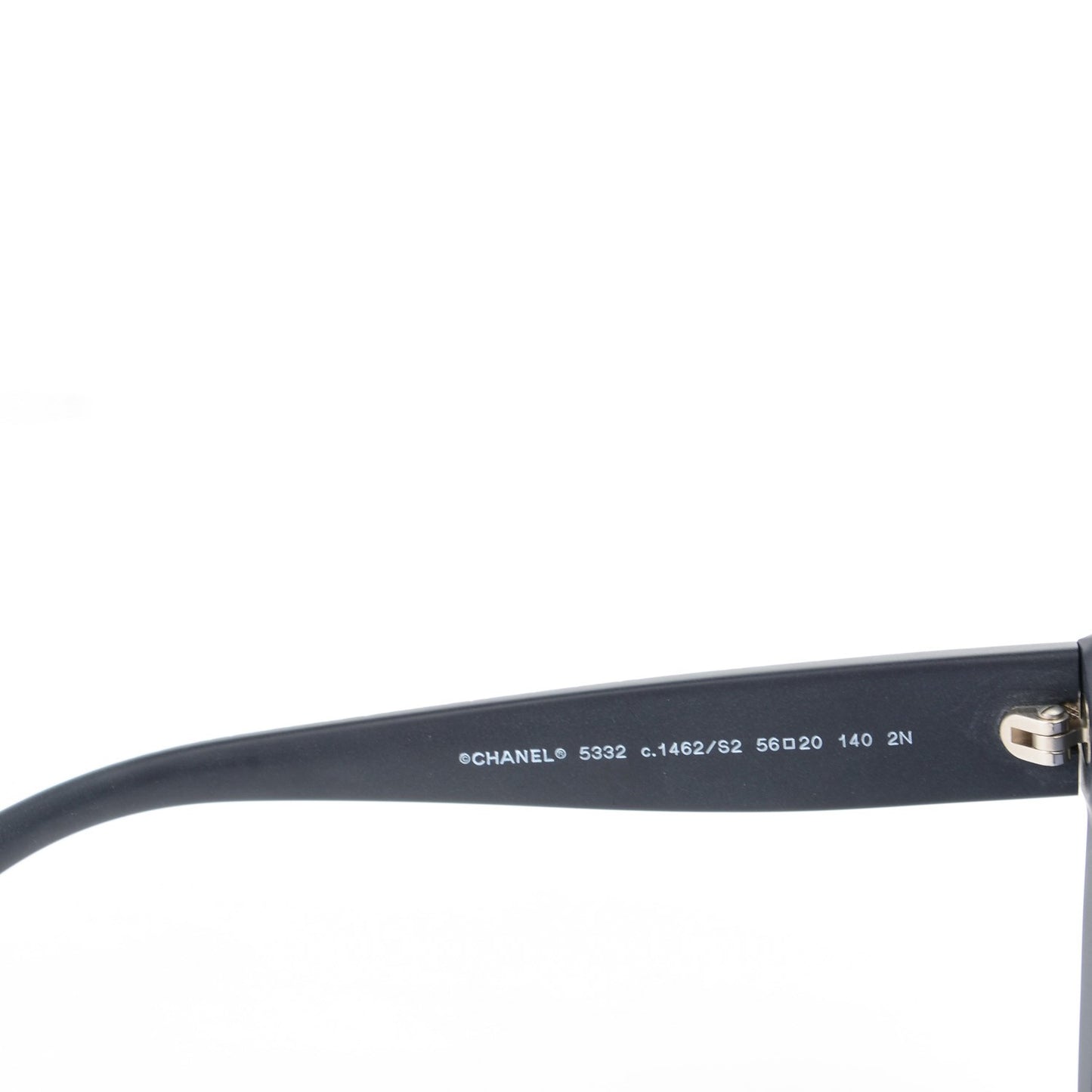 Tweed Effect CC Polarized Butterfly Signature Sunglasses 5332 Black