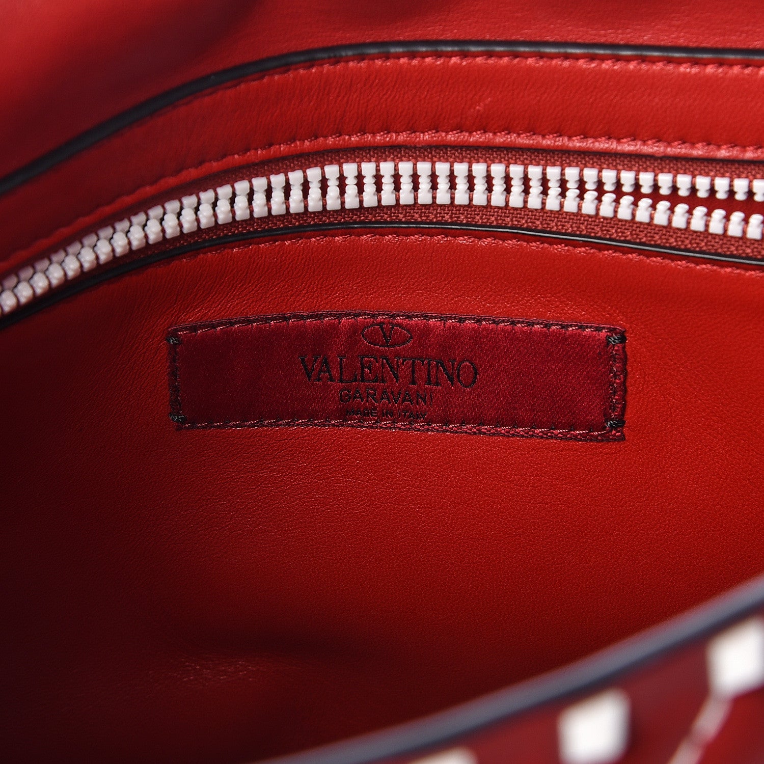 Valentino Garavani Lambskin Large Free Rockstud Spike Shoulder Bag Rosso Valentino 6 of 9