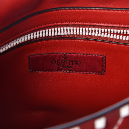 Valentino Garavani Lambskin Large Free Rockstud Spike Shoulder Bag Rosso Valentino 6 of 9