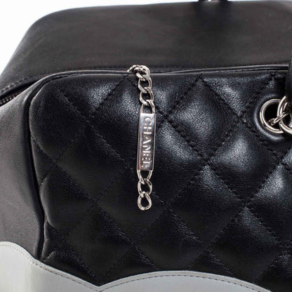 Chanel Calfskin Quilted Large Cambon Bag Black 6 of 11