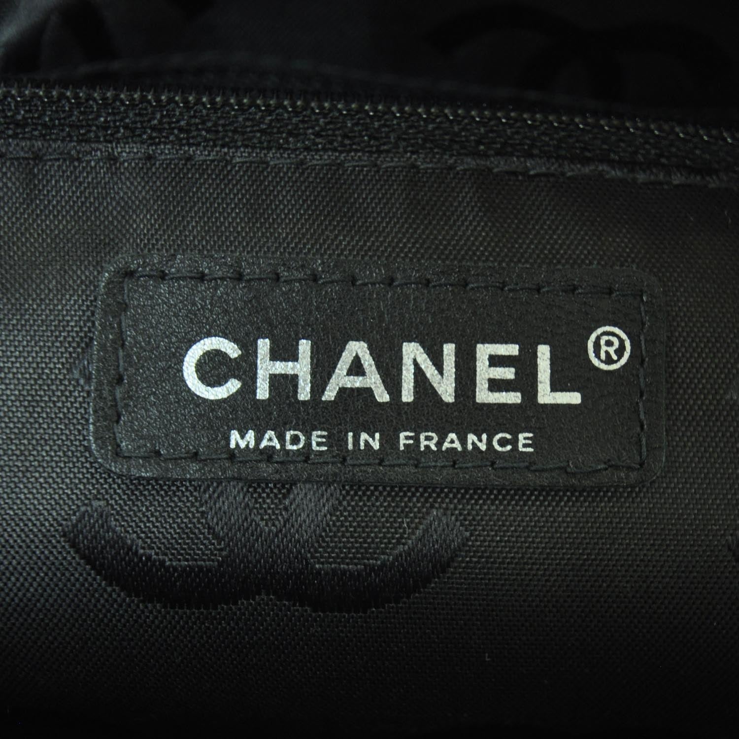Chanel Calfskin Quilted Large Cambon Bowler Pink Black 8 of 10